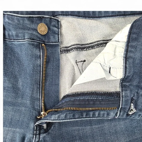 Nature Womens Skinny Jeans Dark Wash Stretch Denim Blue Size 11/29 - Picture 6 of 11